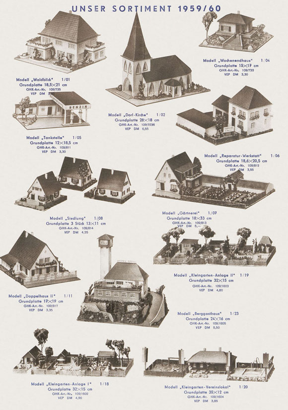 Auhagen Sortiment 1959-1960