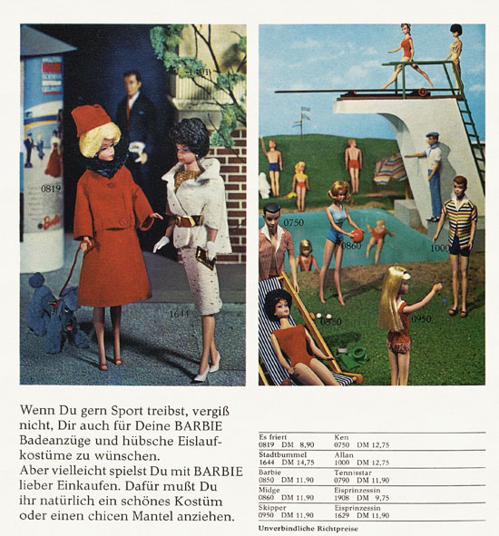 Barbie Prospekt 1965