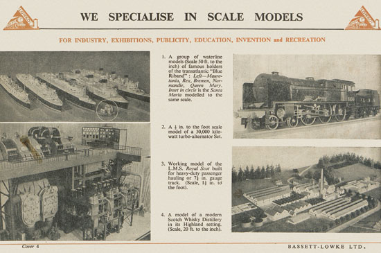 Bassett-Lowke Gauge 0 Scale Model Railways 1953