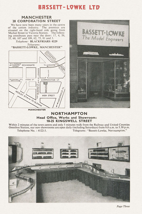 Bassett-Lowke Model Railways Gauge 0 and Gauge 00 catalog 1954