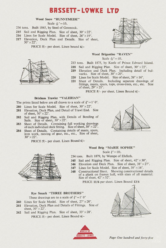 Bassett-Lowke Model Railway and Engineering catalogue 1959