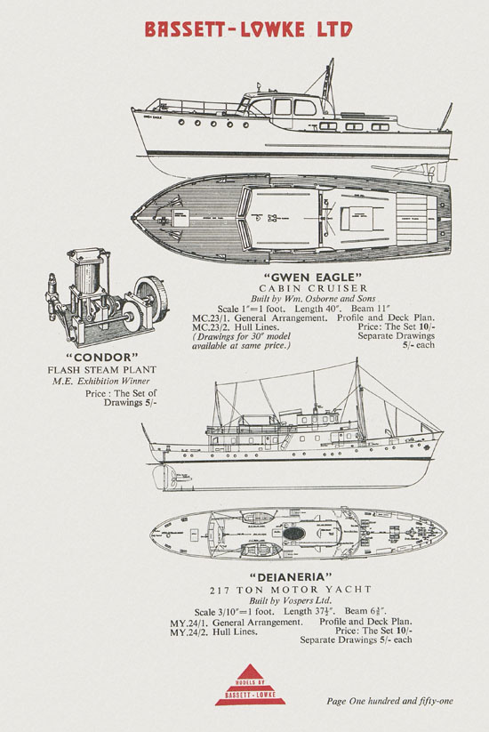 Bassett-Lowke Model Railway and Engineering catalogue 1959