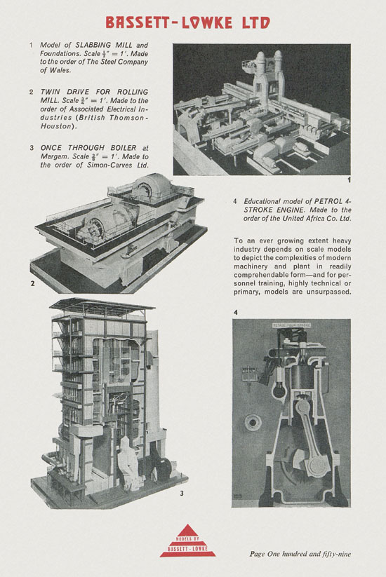 Bassett-Lowke Model Railway and Engineering catalogue 1959