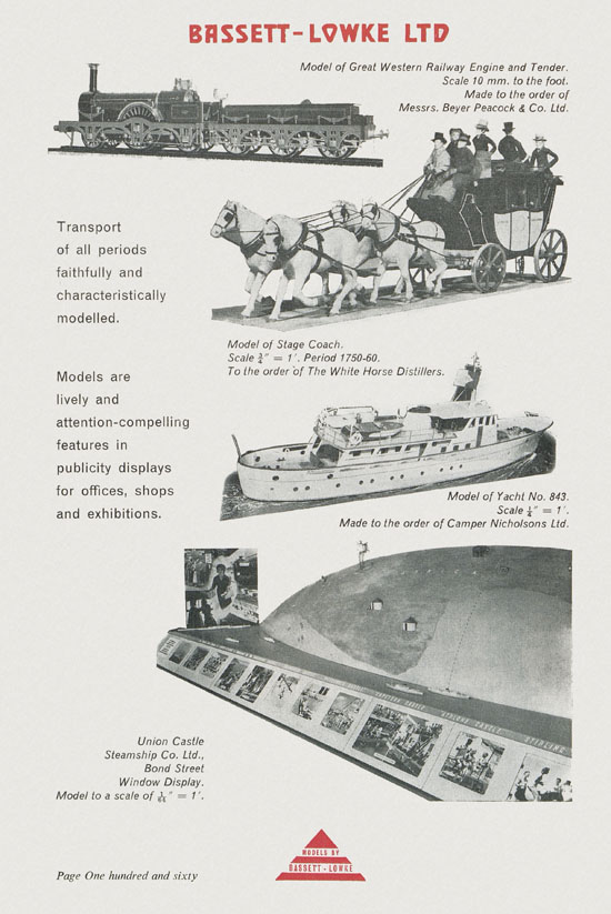 Bassett-Lowke Model Railway and Engineering catalogue 1959