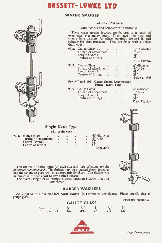 Bassett-Lowke catalogue 1960