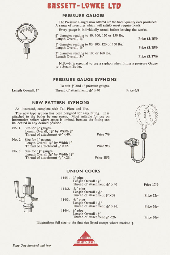 Bassett-Lowke catalogue 1960