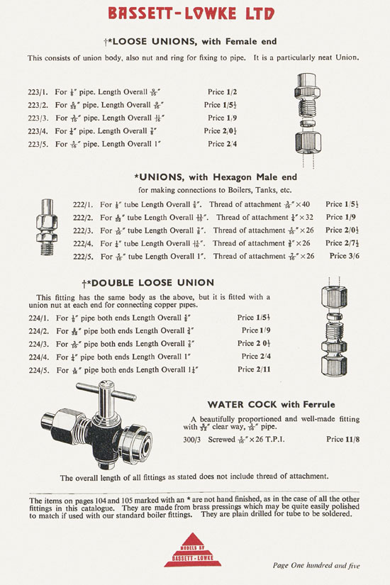 Bassett-Lowke catalogue 1960