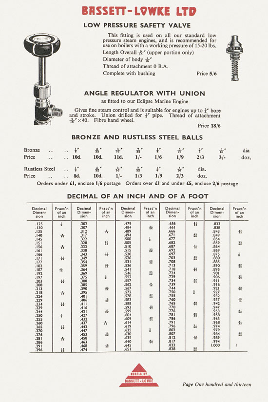 Bassett-Lowke catalogue 1960