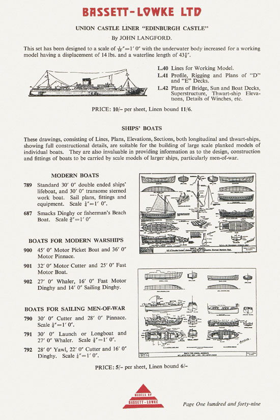 Bassett-Lowke catalogue 1960