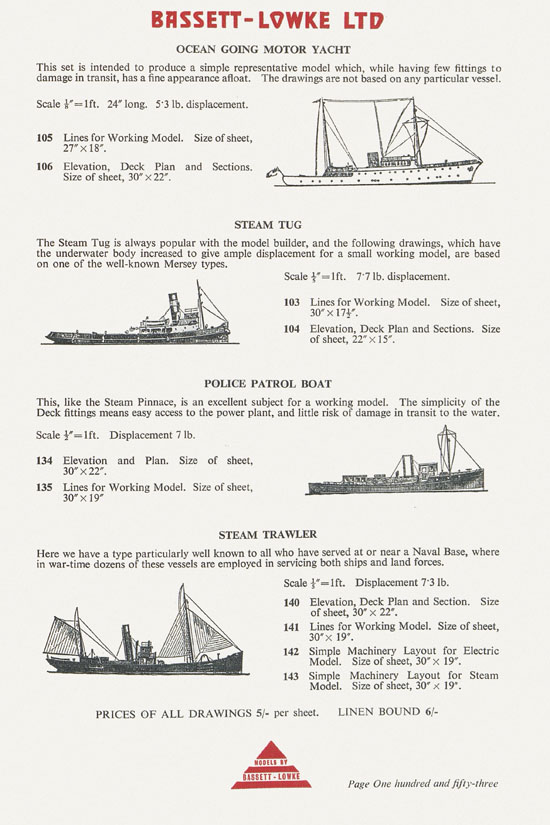 Bassett-Lowke catalogue 1960