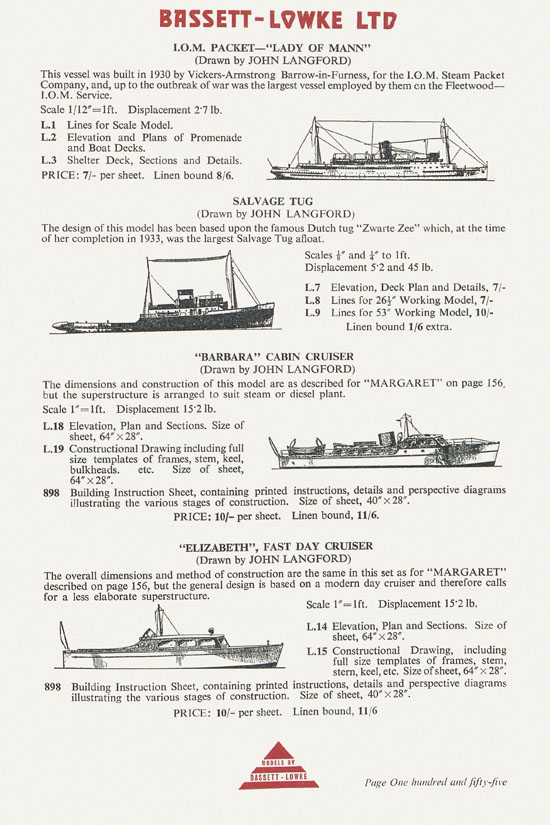 Bassett-Lowke catalogue 1960