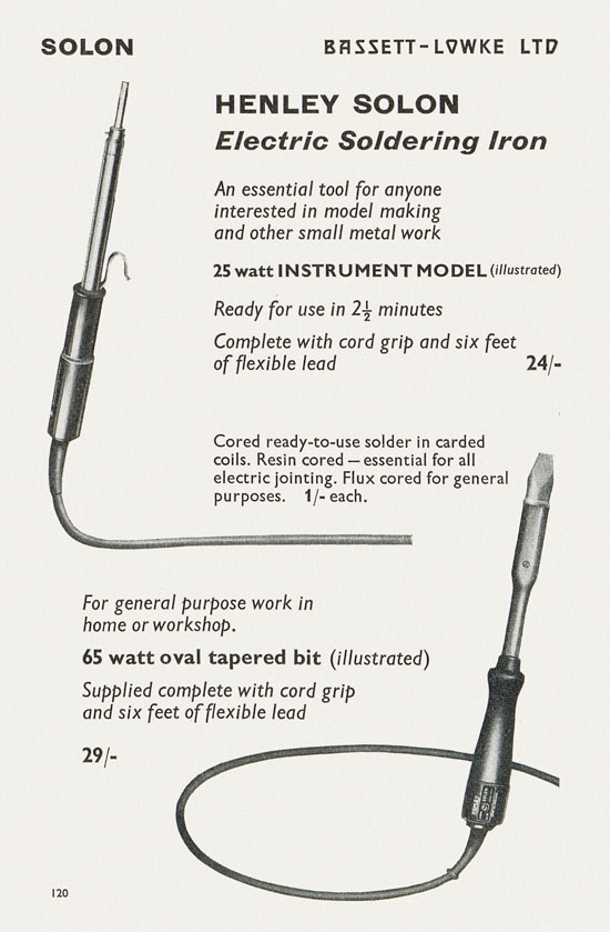 Bassett-Lowke catalogue 1962