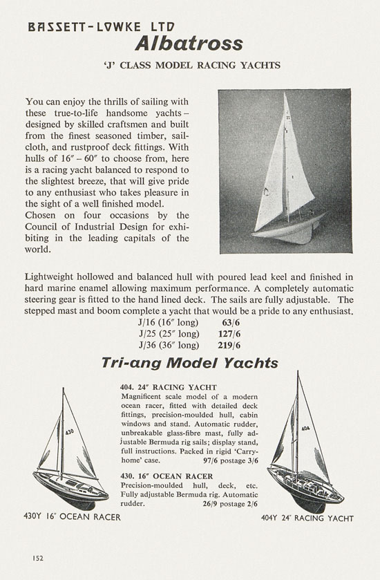 Bassett-Lowke catalogue 1962