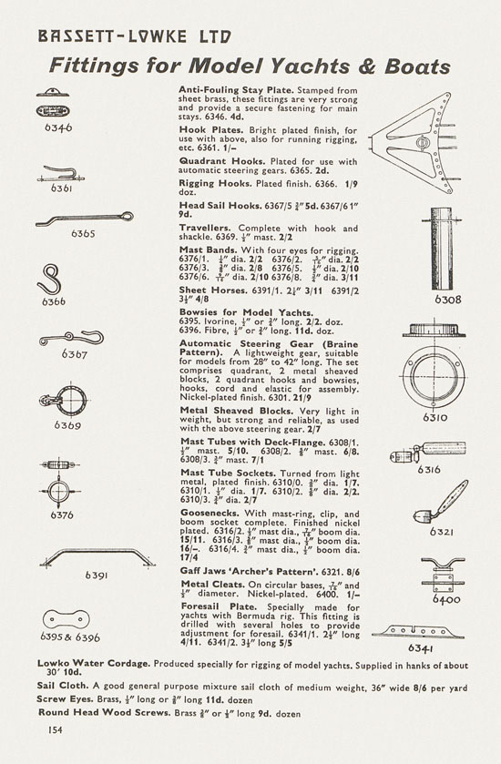 Bassett-Lowke catalogue 1962