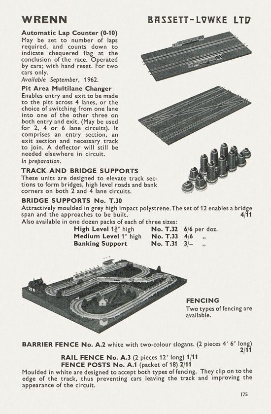 Bassett-Lowke catalogue 1962