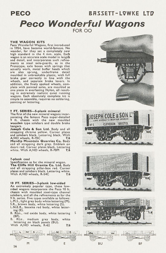 Bassett-Lowke catalogue 1962