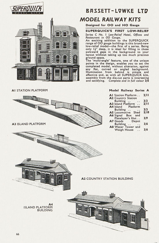 Bassett-Lowke catalogue 1962