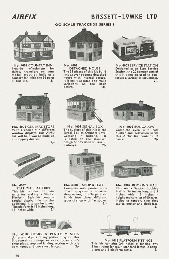 Bassett-Lowke catalogue 1962