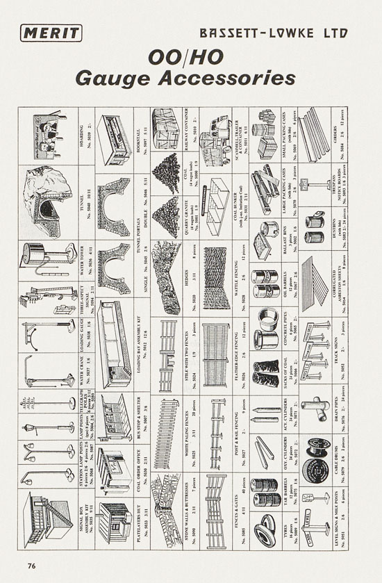 Bassett-Lowke catalogue 1962