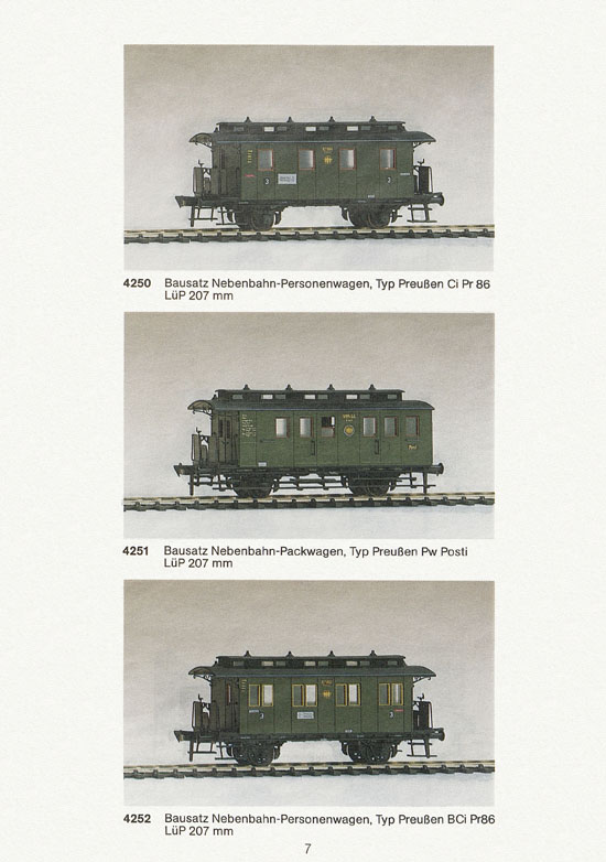 Biller-Bahn Katalog Spur 0 1988