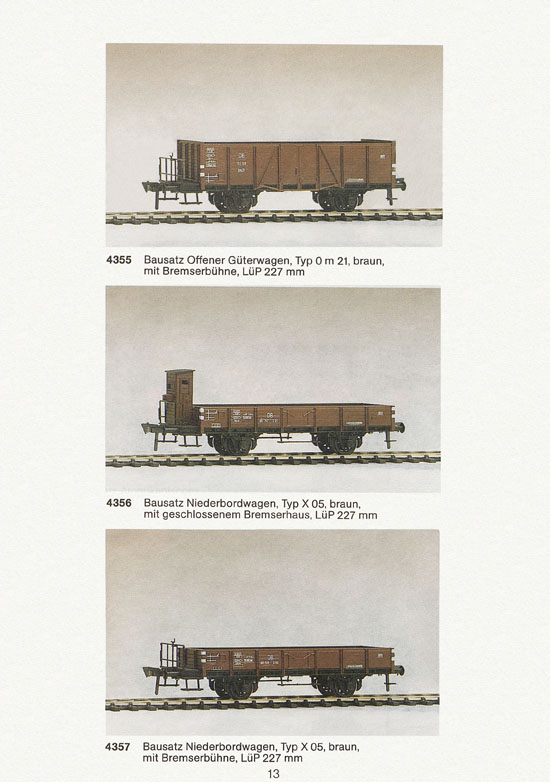 Biller-Bahn Katalog Spur 0 1988