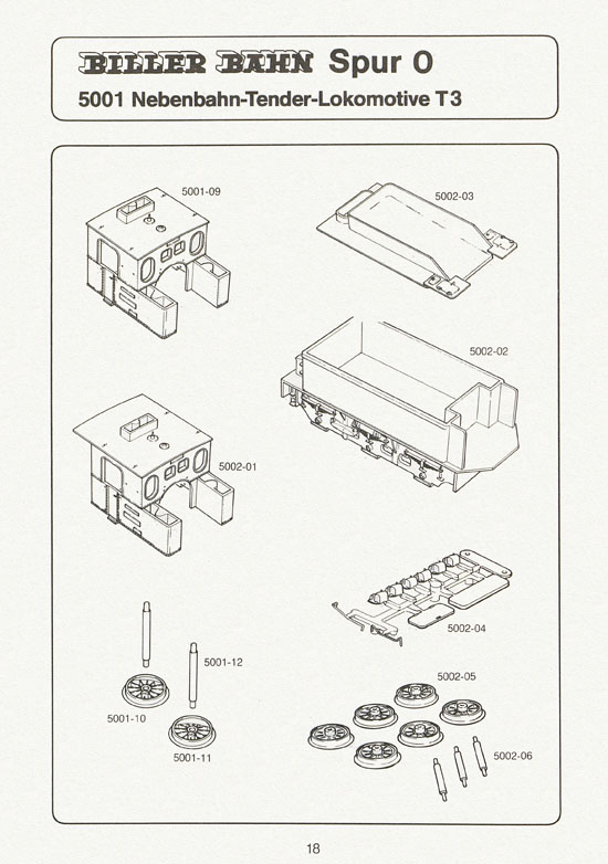 Biller-Bahn Katalog Spur 0 1988