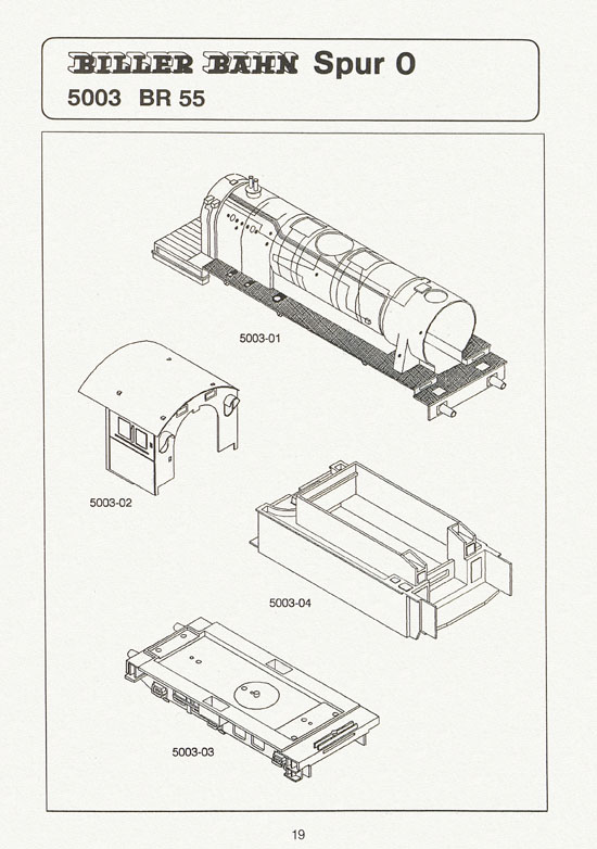 Biller-Bahn Katalog Spur 0 1988