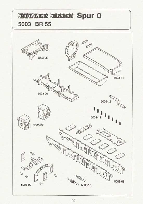 Biller-Bahn Katalog Spur 0 1988