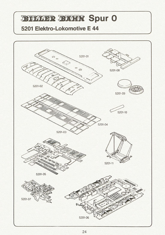 Biller-Bahn Katalog Spur 0 1988