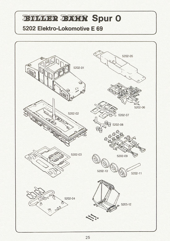 Biller-Bahn Katalog Spur 0 1988