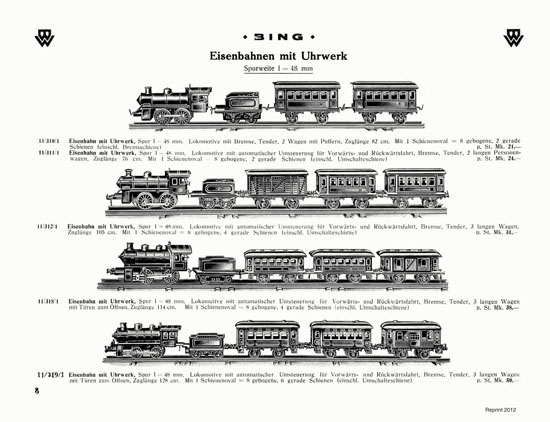 Bing Spielwaren-Katalog 1929