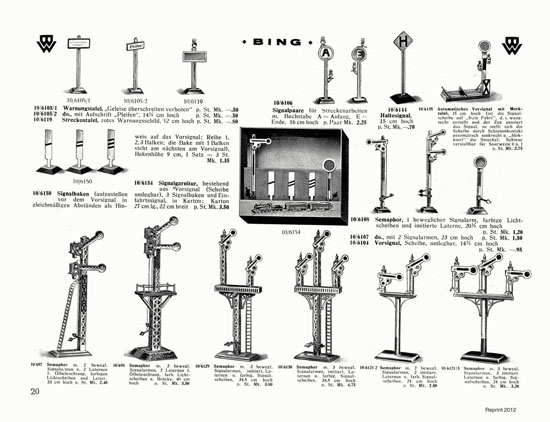 Bing Spielwaren-Katalog 1929