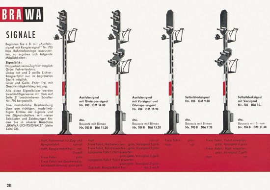 Brawa Katalog 1964-1965