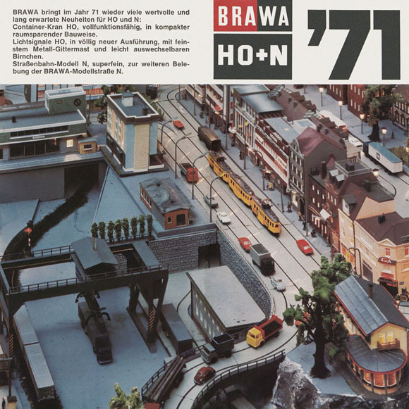 Brawa Faltblatt Neuheiten 1971