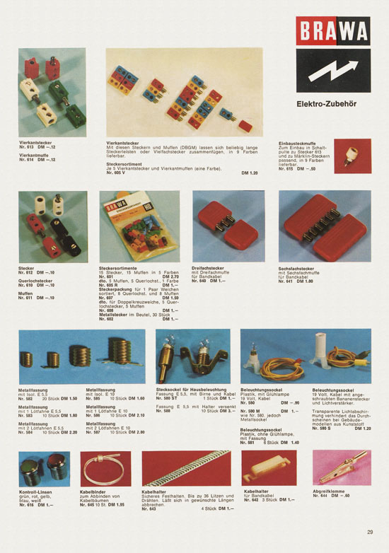 Brawa Hauptkatalog 1971-1972