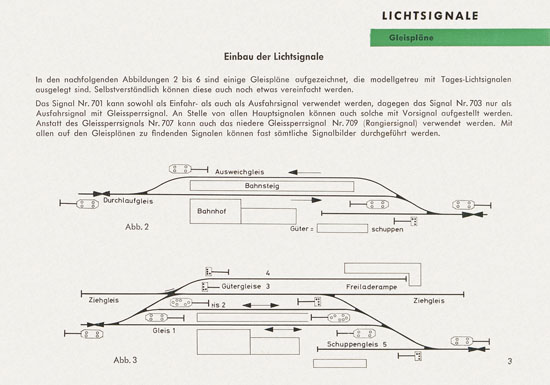 BRAWA Lichtsignale Katalog 1965