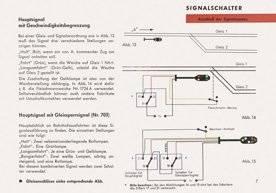 BRAWA Lichtsignale Katalog 1965