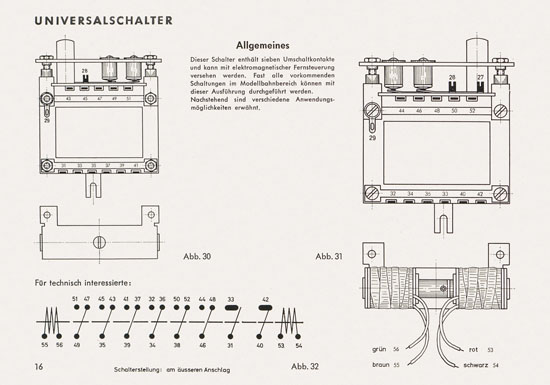 BRAWA Lichtsignale Katalog 1965