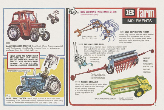 Britains Super Toys catalog 1971