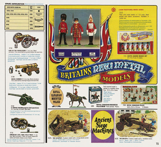 Britains Super Toy Models 1974