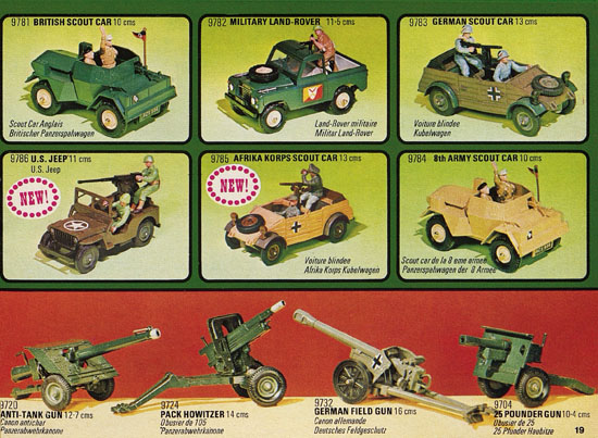 Britains Miniature world of life-like models catalog 1977