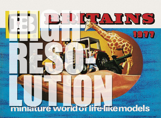 Britains Miniature world of life-like models catalog 1977