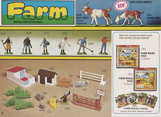 Britains Miniature world of life-like models catalog 1978