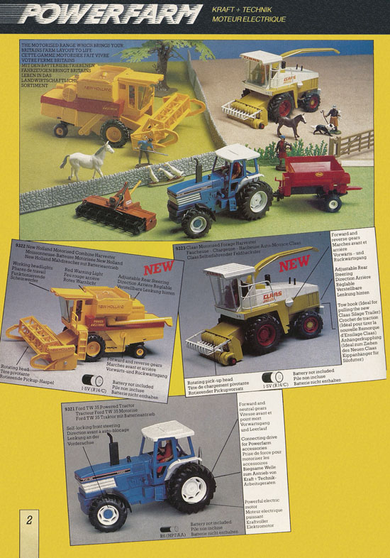 Britains Toy catalogue 1988