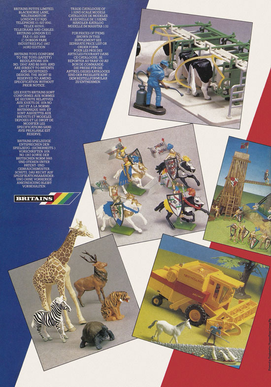 Britains Toy catalogue 1988