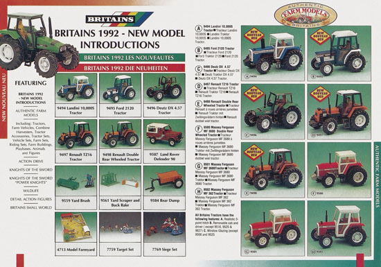 Britains catalog 1992