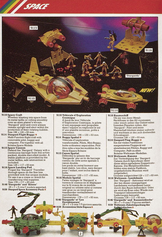 Britains Toy catalogue 1982