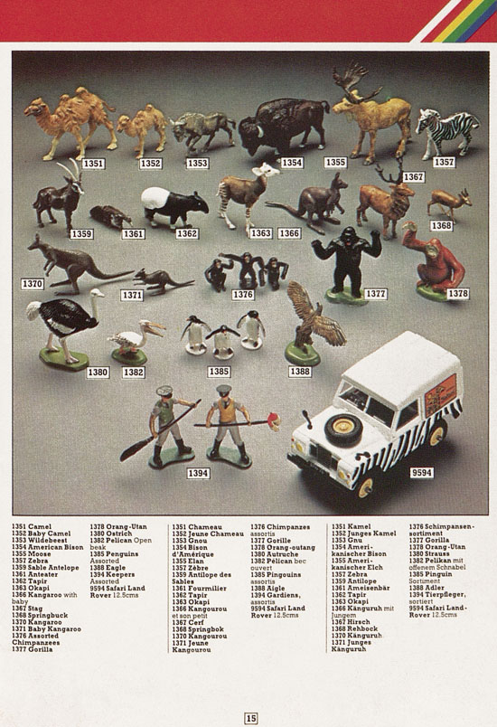 Britains Toy catalogue 1982