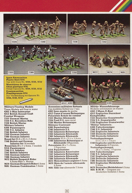 Britains Toy catalogue 1982