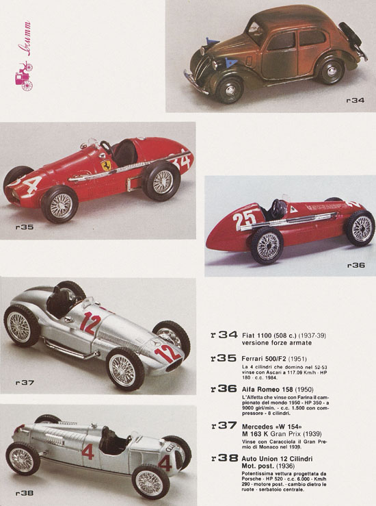 Brumm Katalog catalogo 1984